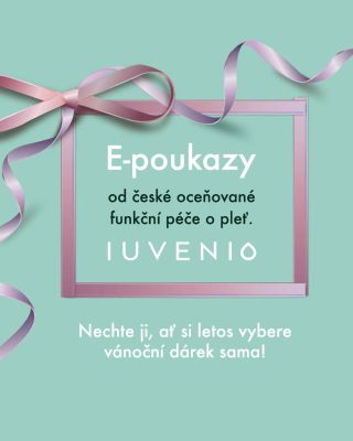 🎁🎅Zase nevíte, jaké kosmetické dárky budou ty nejlepší? E-poukaz na českou funkční péči o pleť iuvenio můžete nakoupit...