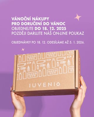 ✨🎄Pokud chcete, aby váš balíček iuvenio dorazil do Vánoc, objednejte si u nás nejpozději 18. 12. Později můžete darovat...